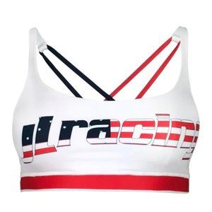JL Racing Women's USA X-Back Bra red, white, & blue size m